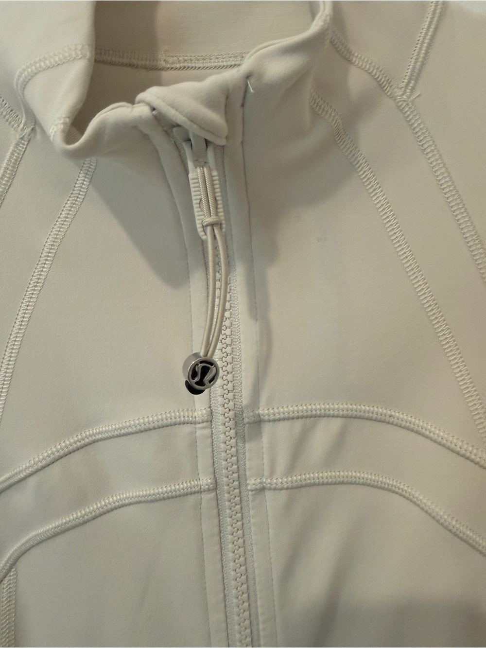 Lululemon Women's Off-White Full Zip-Up Jacket